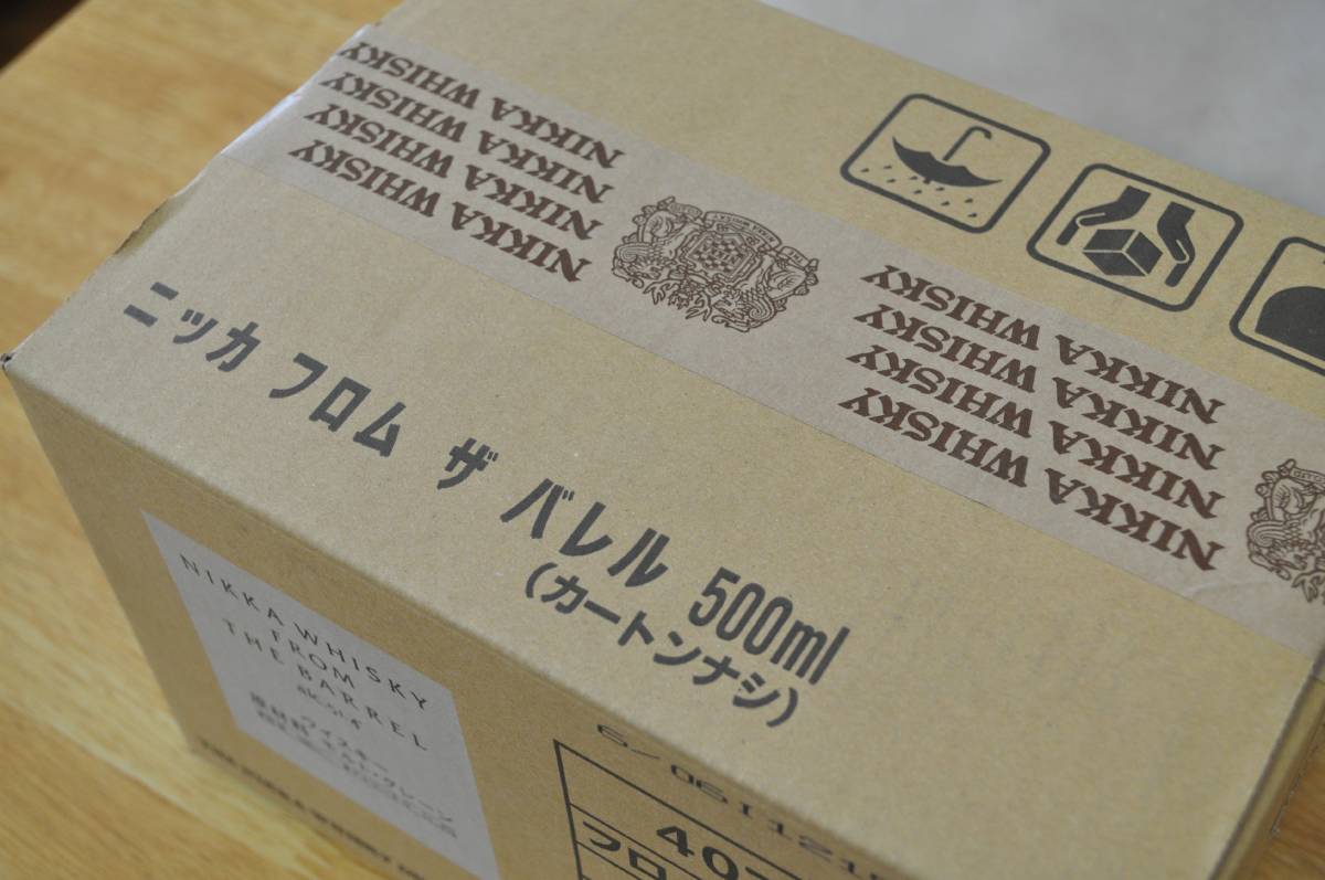 人気の国産ウイスキー　ニッカフロムザバレル　6本セット　新品　ニッカウイスキー ニッカ 500ml 6本セット メルカリ 500ml×6本 価格.com