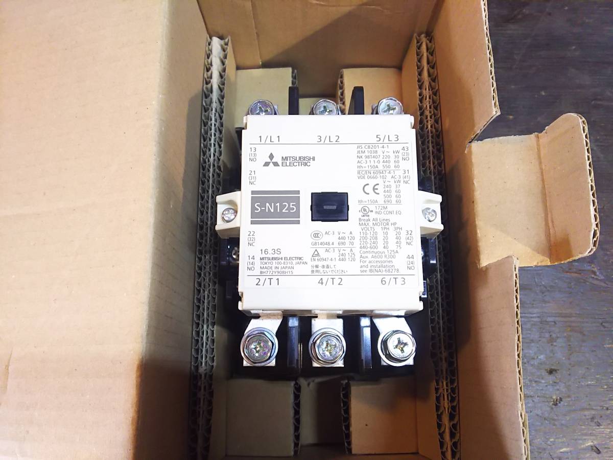新作，人気SALE 三菱 電磁接触器 マグネットスイッチ S-N125 コイル100-127V(スイッチ、開閉器)｜売買されたオークション情報、yahooの商品情報をアーカイブ公開 - オークファン スイッチ、開閉器