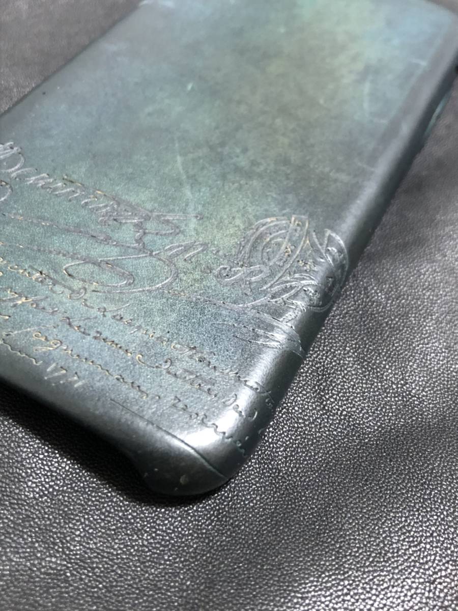 美品☆[Berluti] NATIVE UNION IPHONE X用 カリグラフィ パティーヌ