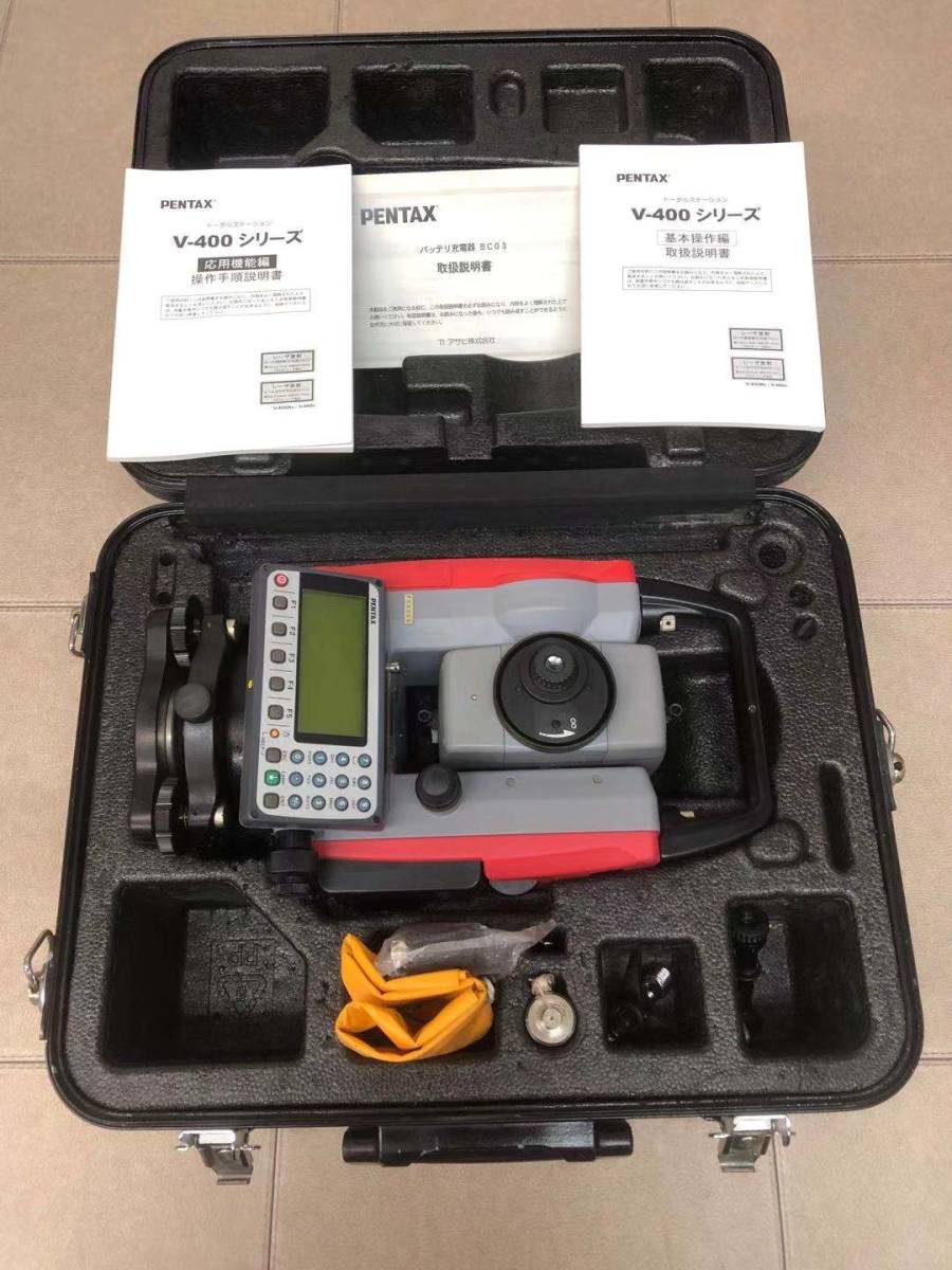 お買い得，最新作 PENTAX V-450Nc ノンプリズム機能搭載トータルステーション レーザー測量器(測量、角度計)｜売買されたオークション情報、yahooの商品情報をアーカイブ公開 - オークファン 測量、角度計