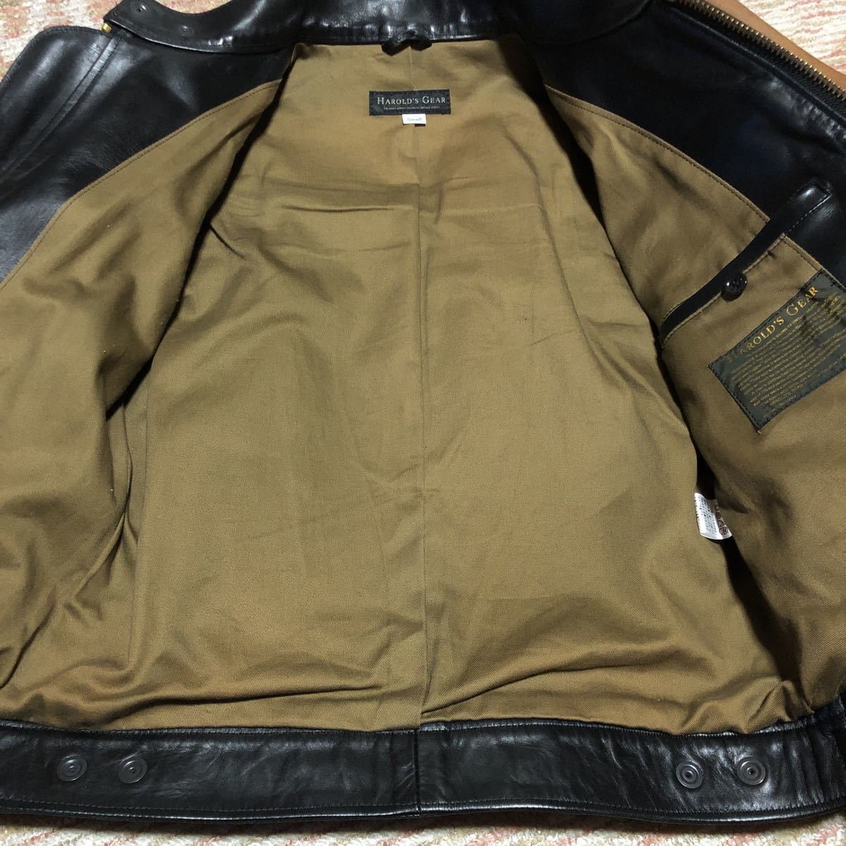 ハロルズギア Harold's Gear 馬革 シングルライダースジャケット
