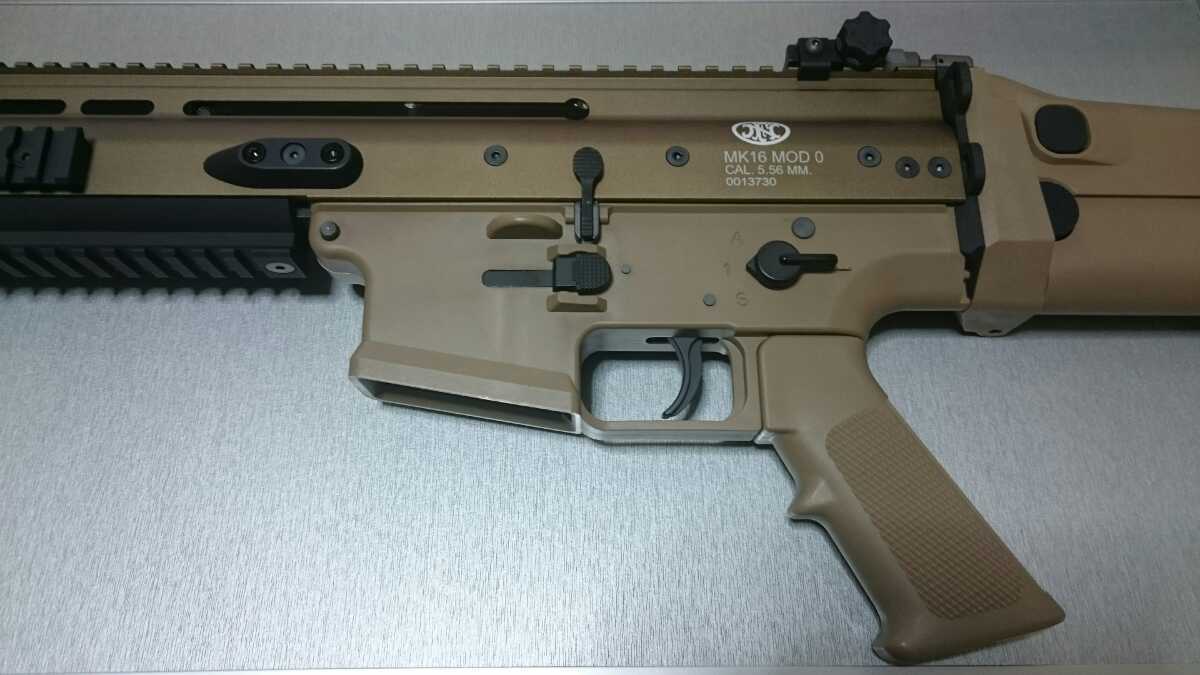 【美品】WE-tech SCAR-L FN社リアル刻印！オープンボルトブローバックガスガン！_2