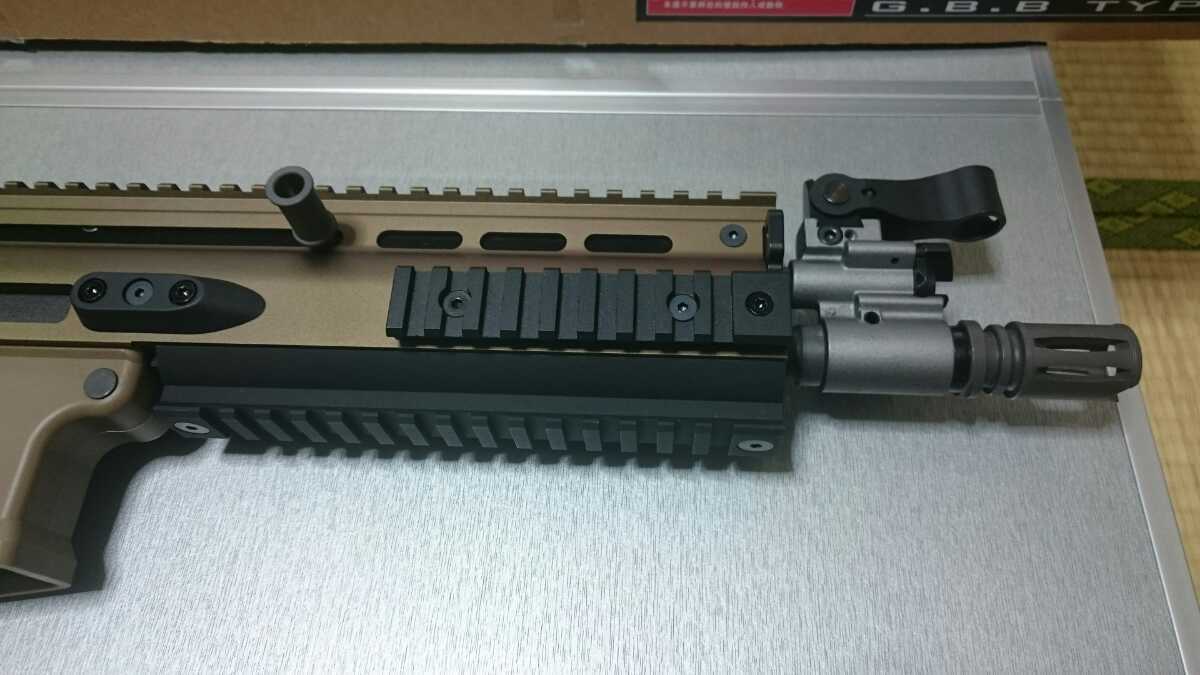 【美品】WE-tech SCAR-L FN社リアル刻印！オープンボルトブローバックガスガン！_5