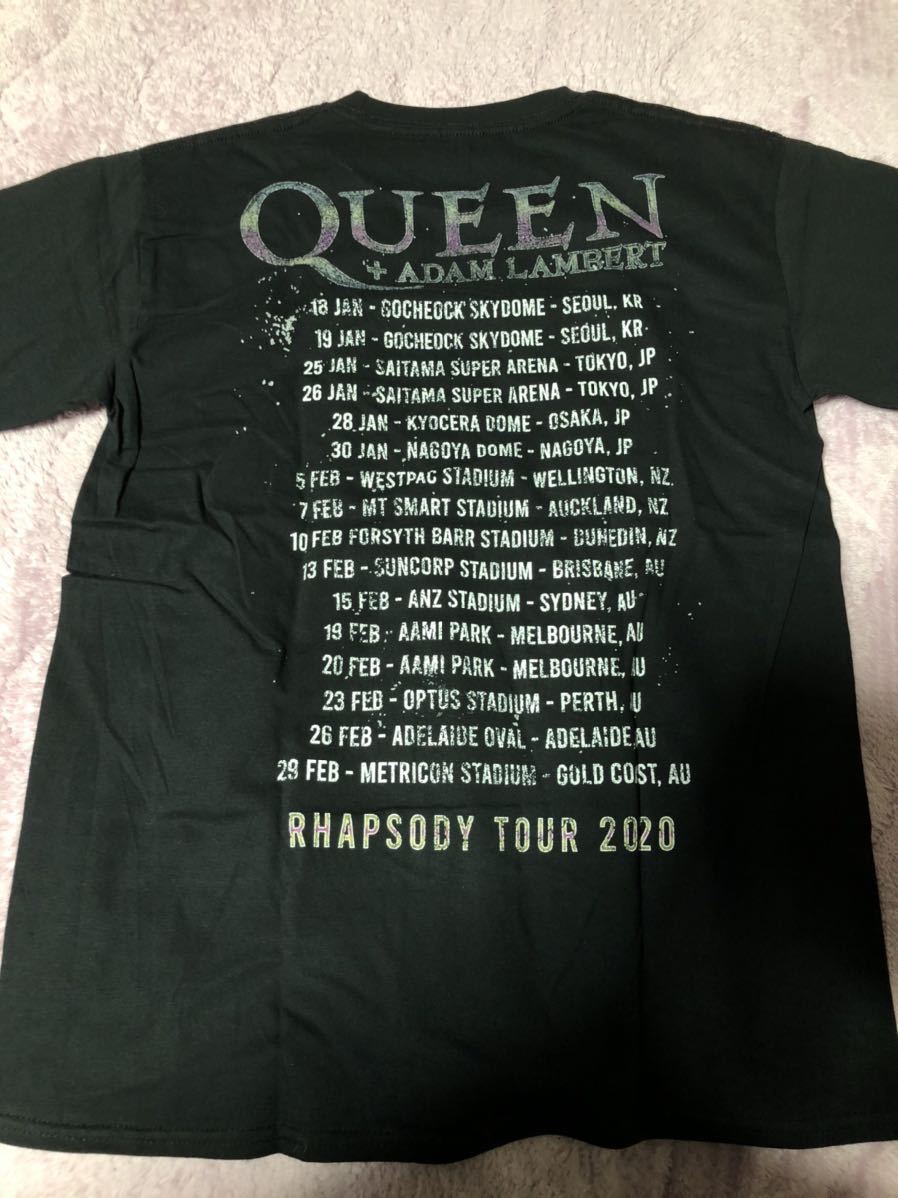 クイーン＋アダムランバート 来日 2020 公式グッズ Tシャツ M 黒 THE