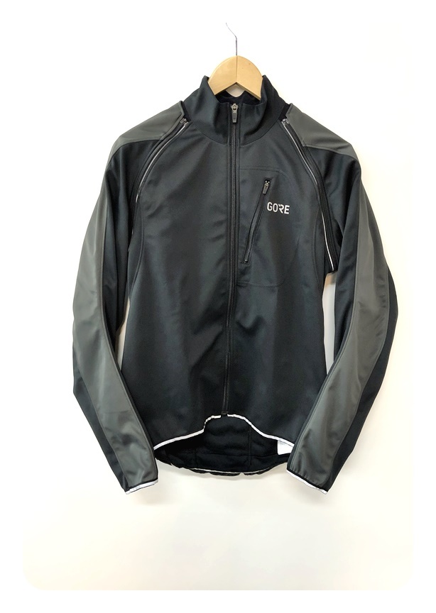 高品質，定番 ゴア ウェア Gore Wear WINDSTOPPER ウインドストッパー ジャケット サイズM ブラック グレー(Mサイズ)｜売買されたオークション情報、yahooの商品情報をアーカイブ公開 - オークファン 男性用