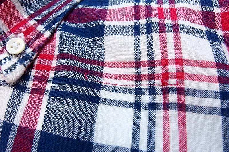 INDIVIDUALIZED SHIRTS　チェック柄 B.D長袖シャツ メンズ 15/32 kz3816157567