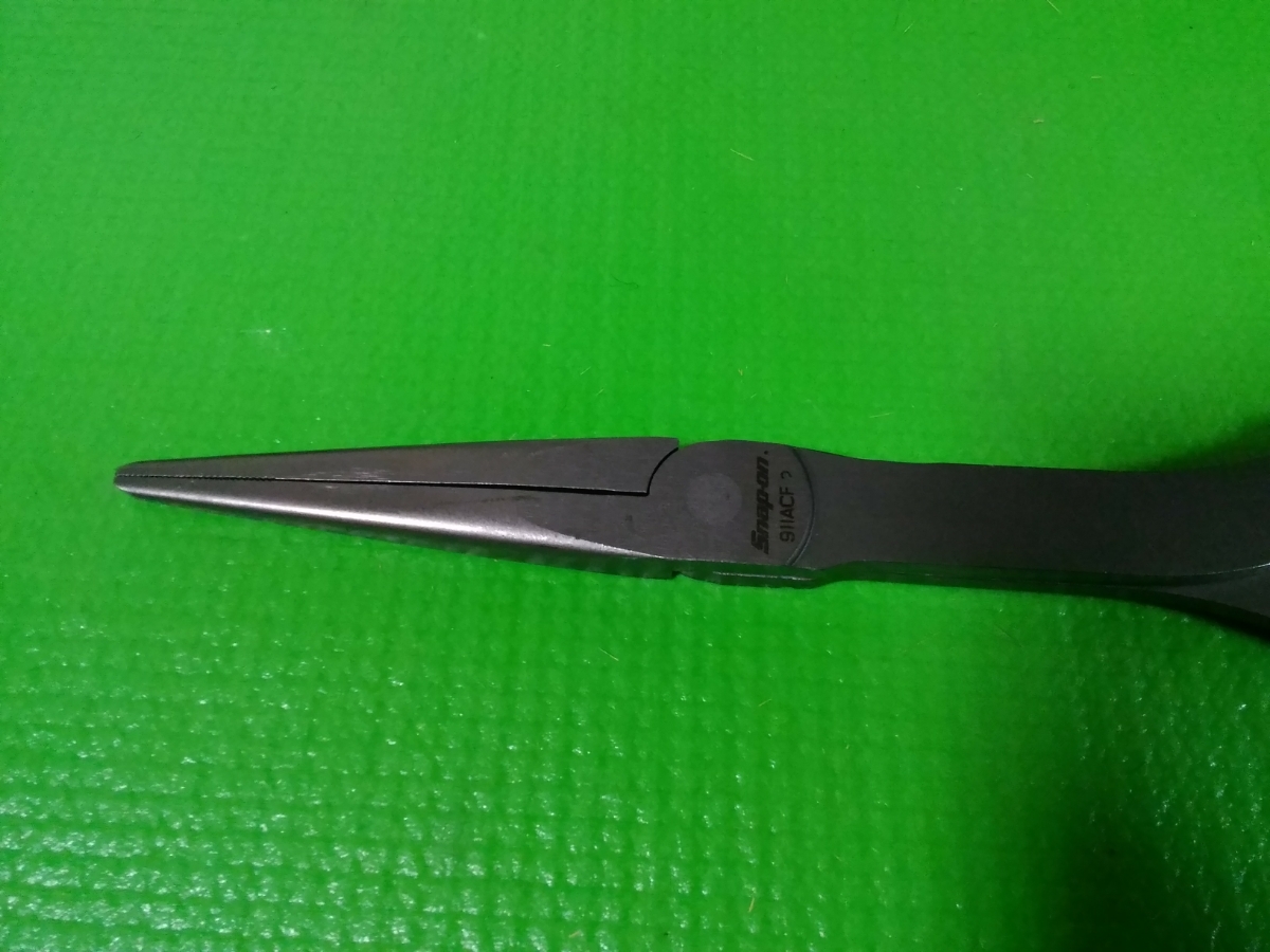 スナップオン（SNAP-ON) ストレートロングニードルノーズプライヤー