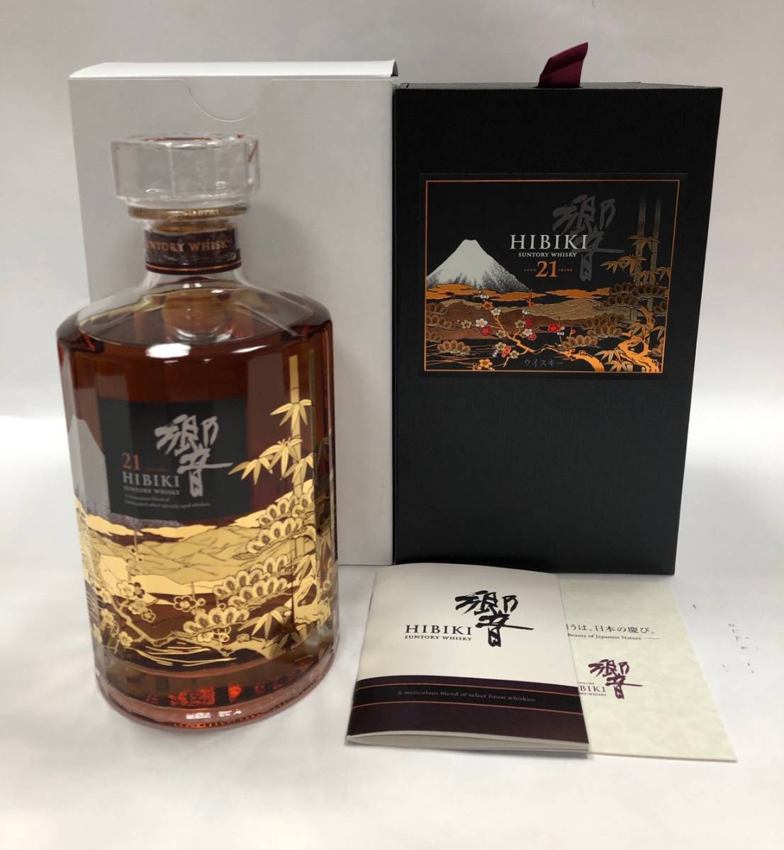 お得 サントリ－響２１年 意匠ボトル限定 花鳥風月ウイスキー700ml 43% 箱付NO:J0204-04(日本)｜売買されたオークション情報、yahooの商品情報をアーカイブ公開 - オークファン 日本