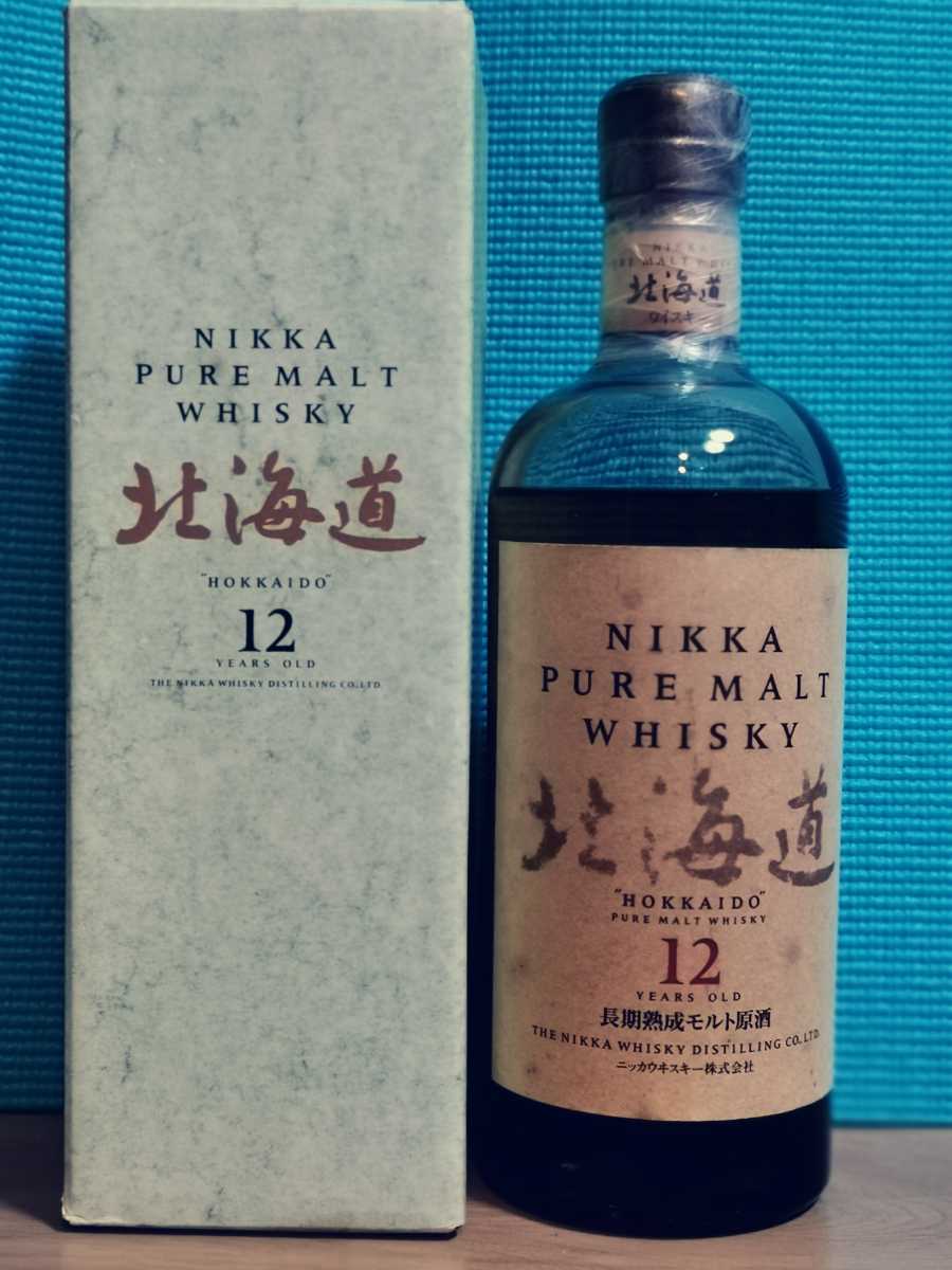 希少品 【古酒 未開栓】ニッカウイスキー 北海道 12年ピュアモルト