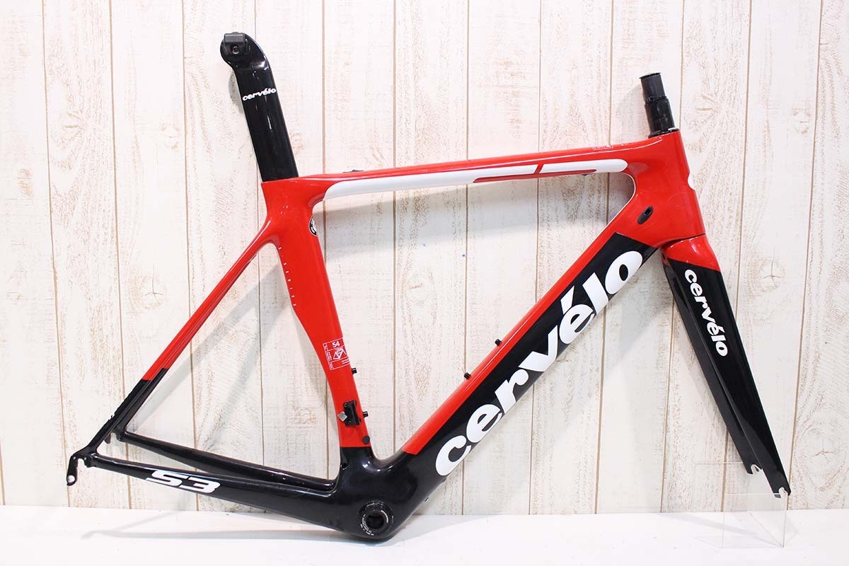 赤字超特価，新作 Cervelo サーヴェロ S3 レッド/ブラック WiSHBONE ceramic BB付属 2017年 54サイズ(ロードバイク)｜売買されたオークション情報、yahooの商品情報をアーカイブ公開 - オークファン ロードバイク
