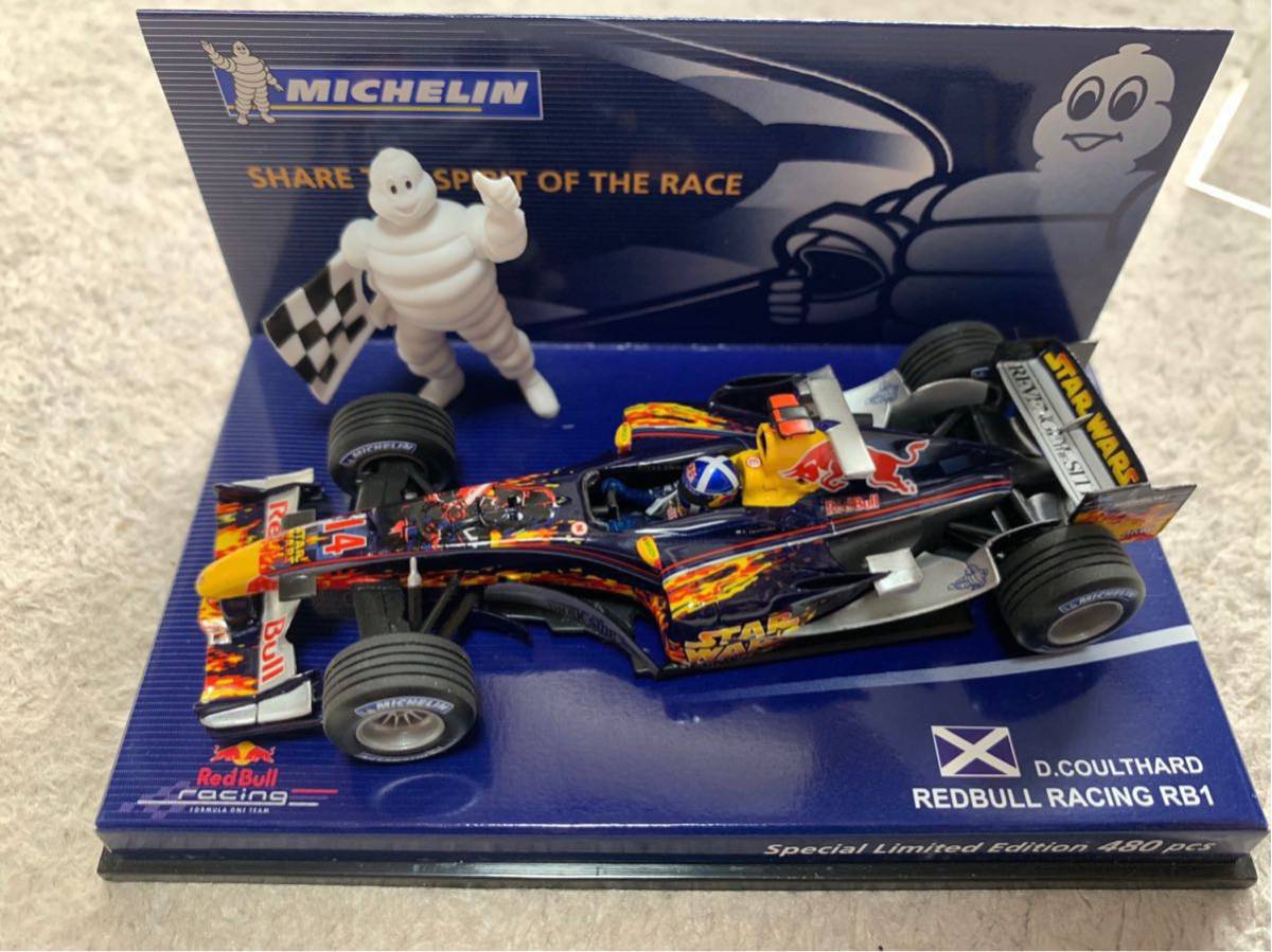 1/43 ミニチャンプス ミシュランBOX レッドブルRB1 デビッドクルサード 