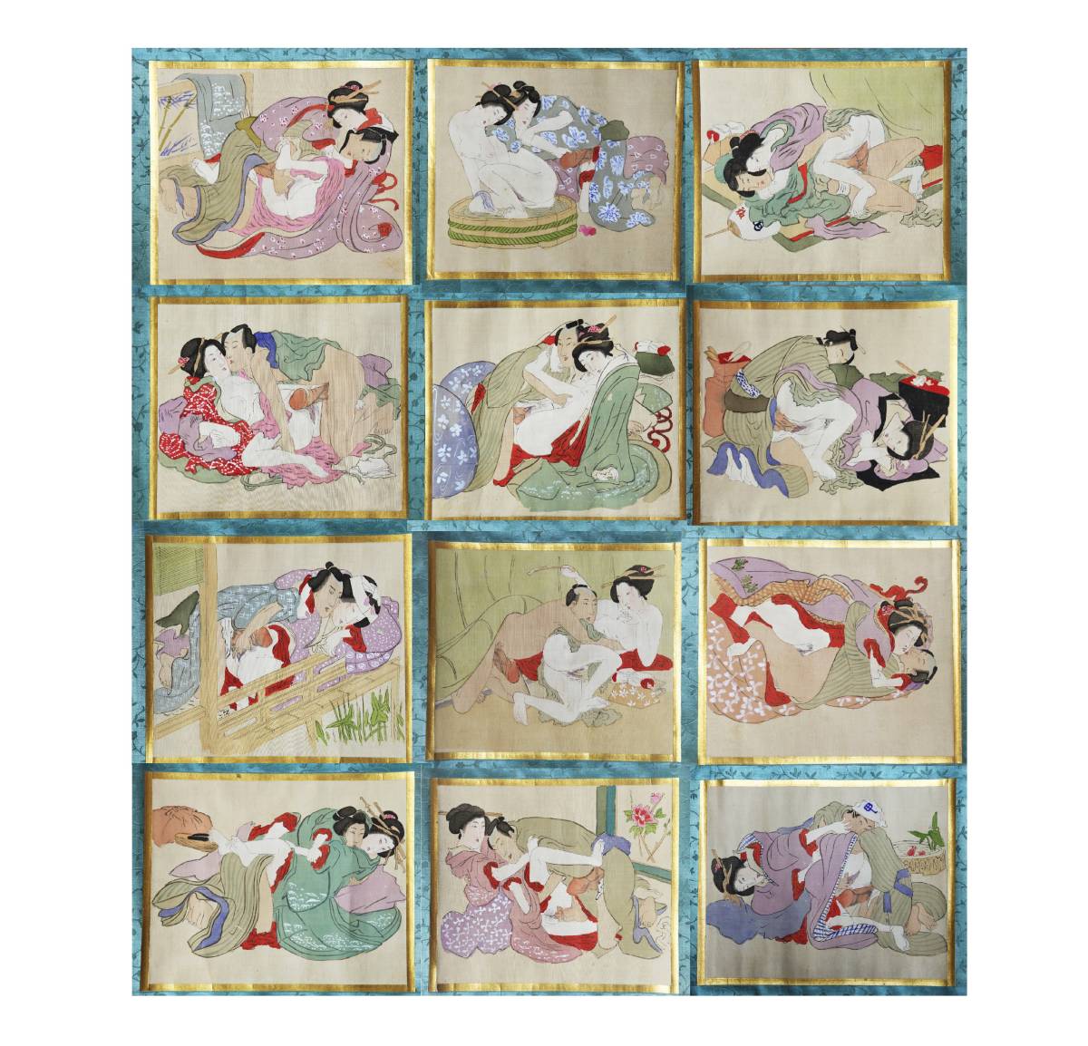 最安値，2026 蔵出 春画 肉筆絹本手巻 源平夢物語 12帖.共箱 春宮図.男女.風土.風俗.枕絵.縁起物.美術.日本画.日本画.日本書.古美術.南画.中国画(人物、菩薩)｜売買されたオークション情報、yahooの商品情報 人物、菩薩