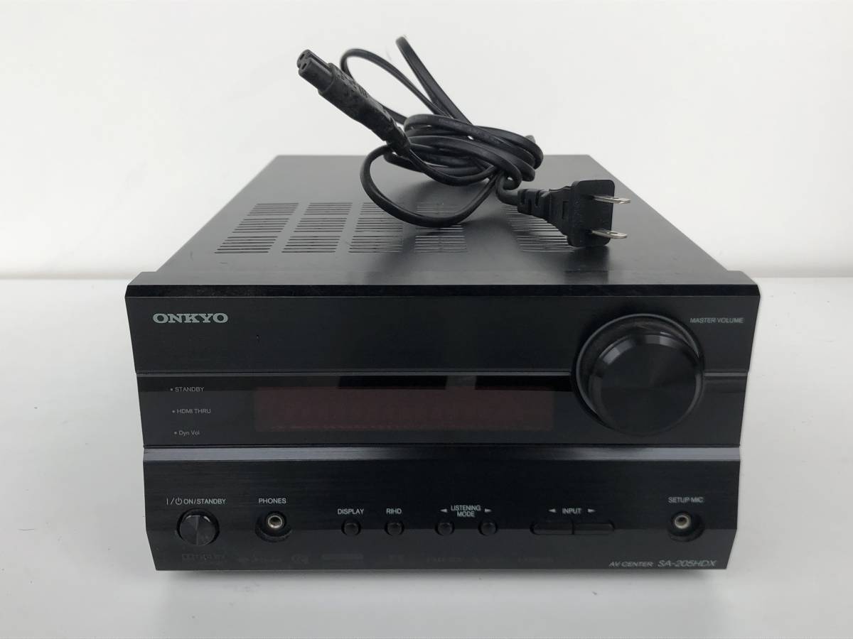 ①◇ONKYO オンキョウ◇AV CENTER アンプ SA-205HDX 黒/ブラック ①◇ONKYO オンキョウ◇AV CENTER アンプ SA-205HDX 黒/ブラック