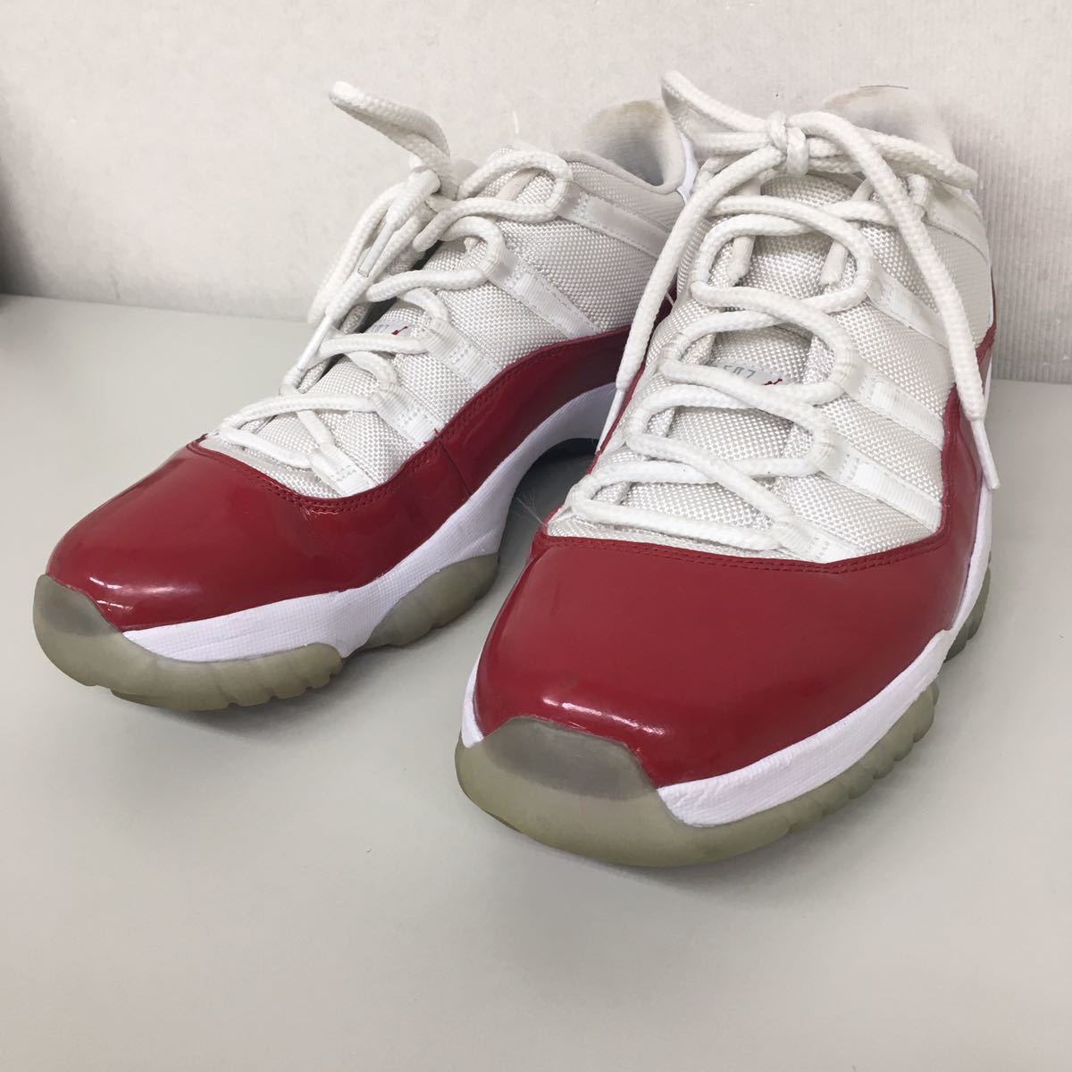 NIKE ナイキ 28.5cm AIR JORDAN 11 RETROLOW CHERRY 528895-102 ナイキ  
