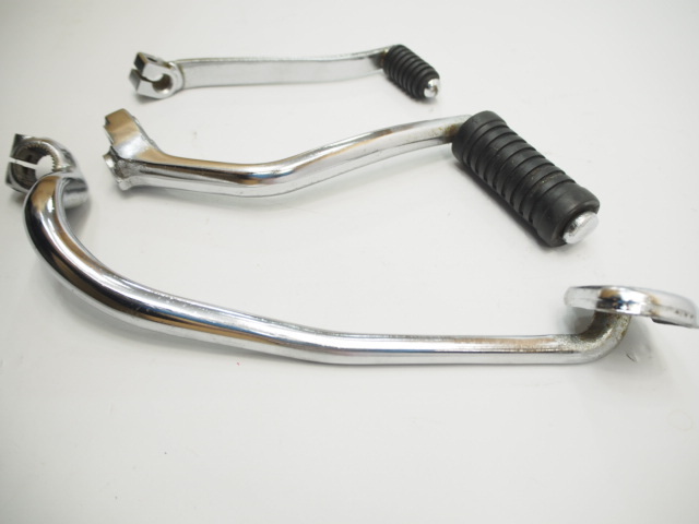 SR400 SR400⁄500用 バイシクルキックペダルキット ブラック ステップ 