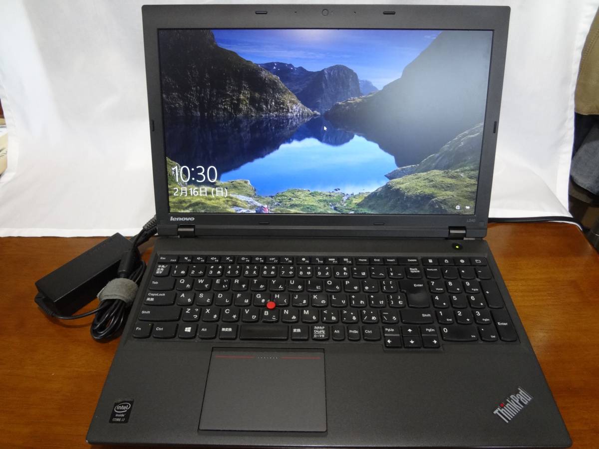 Lenovo ThinkPad L540 インテル　第4世代　Intel Core i7 4600M 2.9GH　メモリ 8G SSD 240G (新品）DVDドライブ　WIN10 pro　頑丈 _1