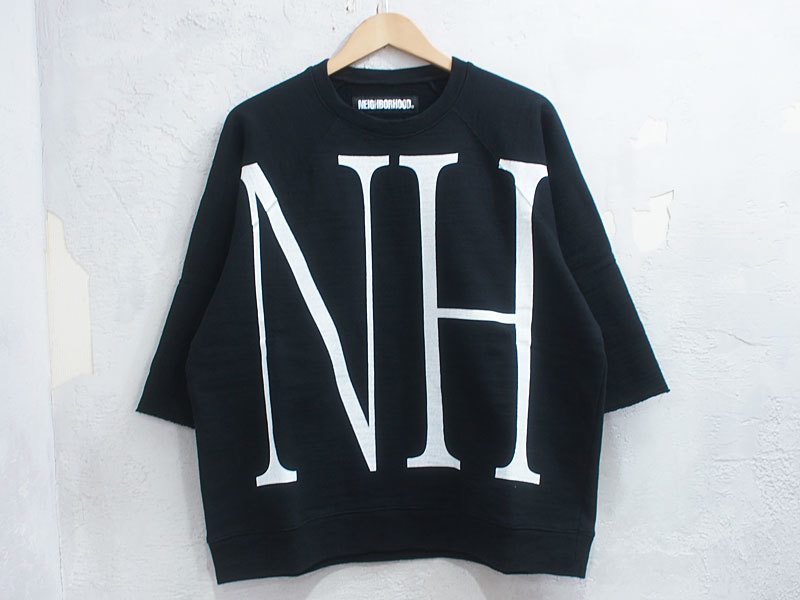 極美品 19SS NEIGHBORHOOD SLUB C-CREW 3Q 七分袖 クルーネック