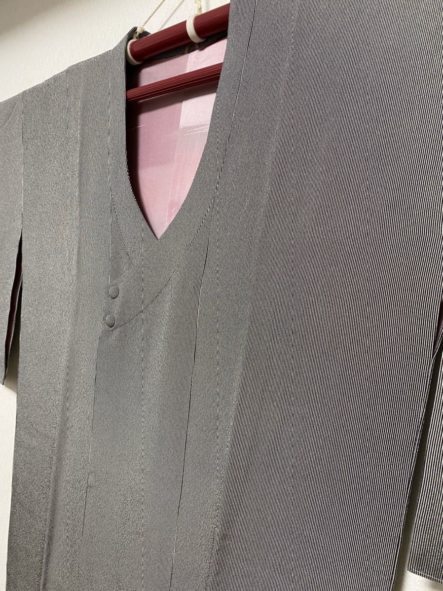 日舞家所蔵品 逸品 京都祇園 むら田 33万 道行コート 道中着 伝統伊勢型工芸江戸小紋 江戸三役 万筋 黒白モノトーン コート 道中着 売買されたオークション情報 Yahooの商品情報をアーカイブ公開 オークファン Aucfan Com