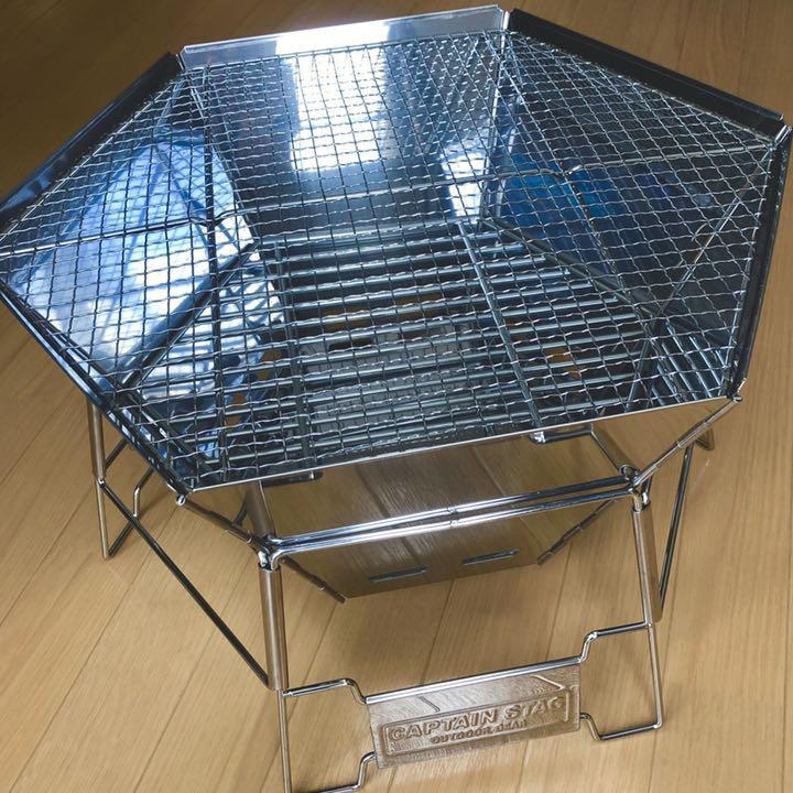 【お買い得，大人気】 キャプテンスタッグ CAPTAIN STAG バーベキューコンロ 焚火台 ダッチオーブン 1台3役 ヘキサステンレス ファイア(その他)｜売買されたオークション情報、yahooの商品情報をアーカイブ公開 - オー その他