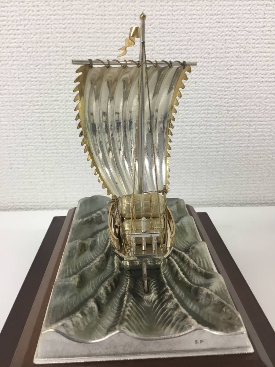 Yahoo!オークション 銀製 武比古 船重量94.9g 0 作「銀製宝船