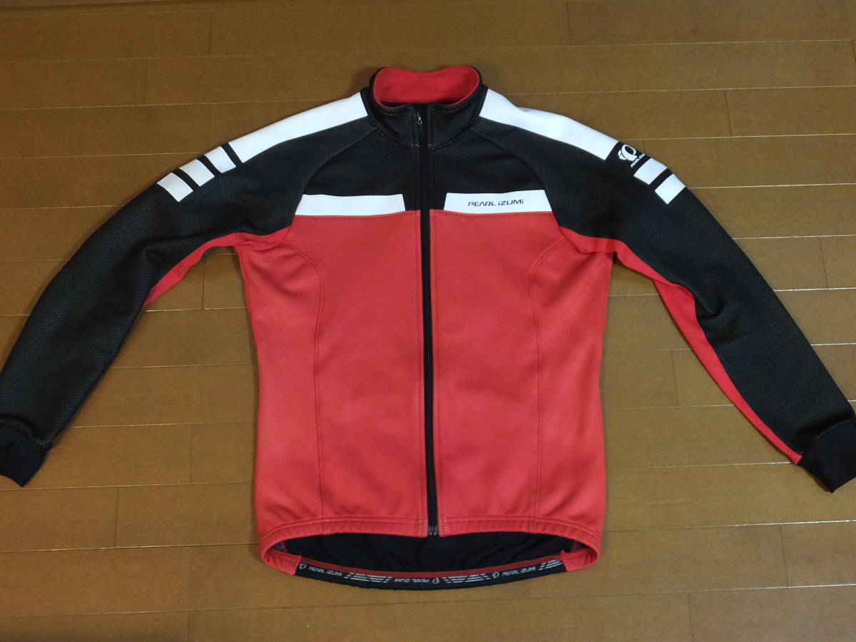 限定セール，爆買い PEARL IZUMI パールイズミ ウィンドブレークジャケット ブラックレッド 黒赤 0 15℃ 防風 冬用裏起毛 ウインドブレークジャージ(Mサイズ)｜売買されたオークション情報、yahooの商品情報をアーカ 男性用