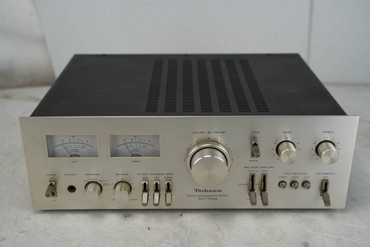 Technics テクニクス プリメインアンプ SU-7700II ステレオ : SU-7700