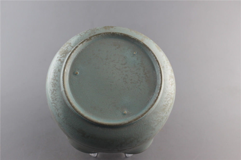 洗・筆洗 燦禾 SANKA 汝窯 – 青磁皿 中国美術 宋 幅18cm 青磁筆洗 箱付