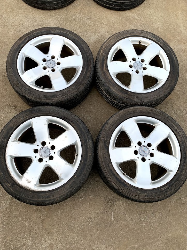 Mercedes-Benz バリ山⭐︎17インチ ホイールセット ベンツw211
