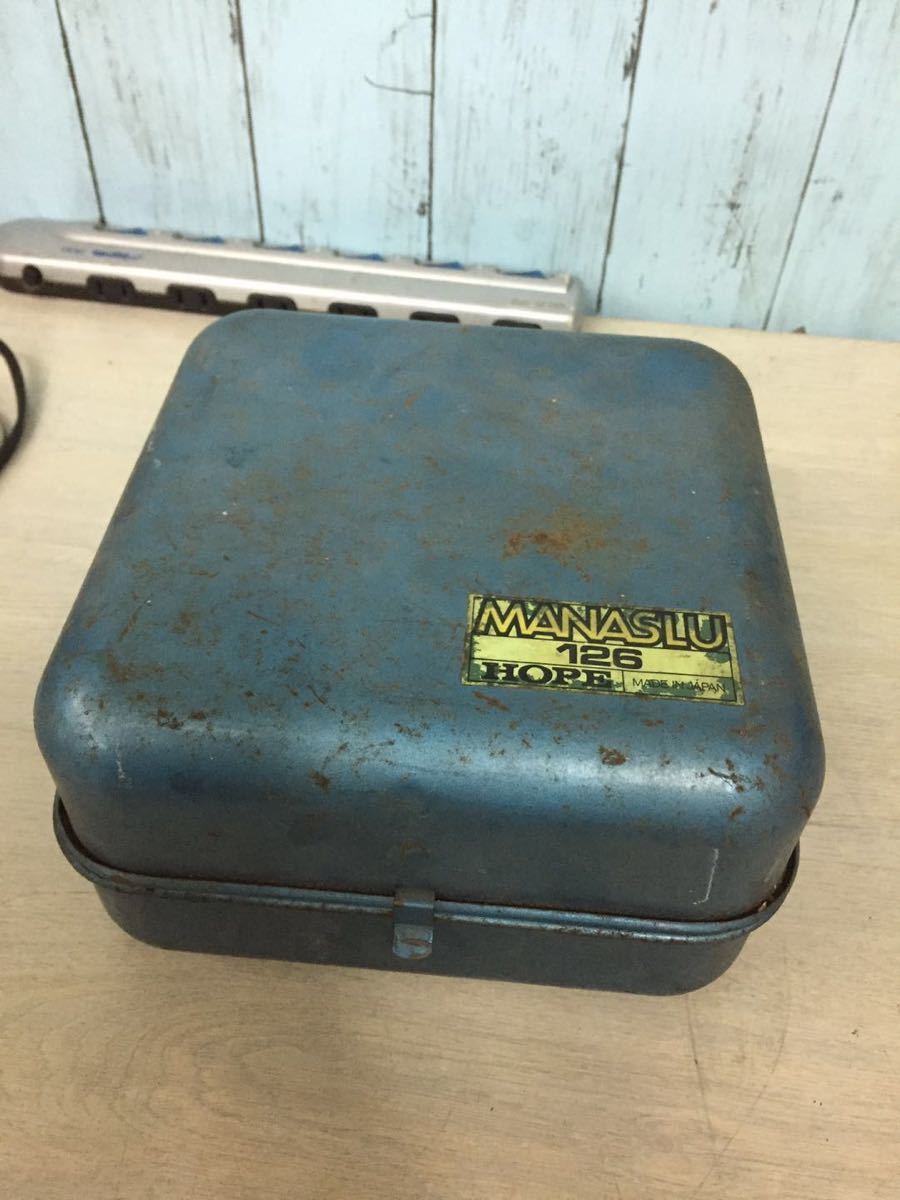 マナスル MANASLU 126 HOPE STOVES シングルバーナー 中古現状品 動作