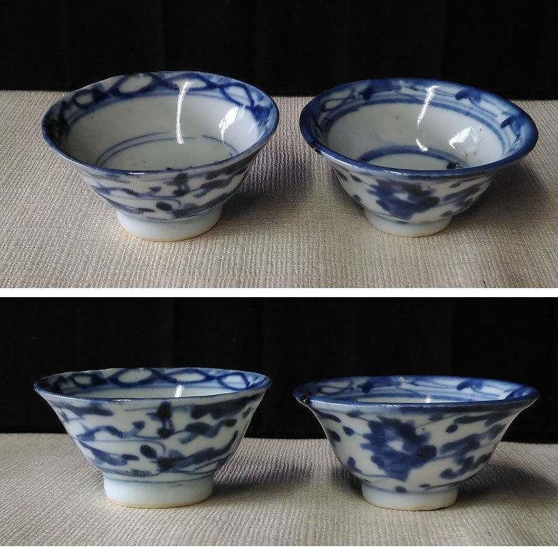 煎茶碗 大清乾隆年製 China 古玩 Antique 唐 十客 - 茶碗 十錦