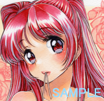 同人手描きイラスト】白い水着なタマ姉(To Heart2)【A4】向坂環(手描き