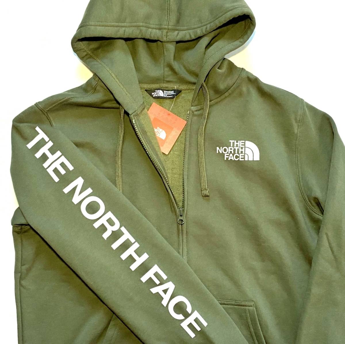 格安，大得価 ノースフェイス スペシャルロゴプリント フルジップスウェットパーカ オリーブグリーン XL THE NORTH FACE アメリカ直営店購入(その他)｜売買されたオークション情報、yahooの商品情報をアーカ 男性用