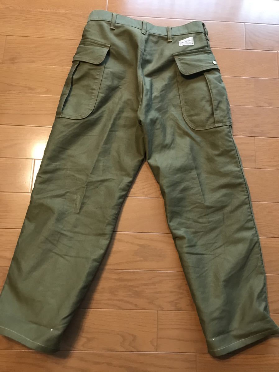 Pherrow's ワークパンツ オリーブ色 Pherrow's ワークパンツ オリーブ色 PHERROW'S チノパン オリーブ M