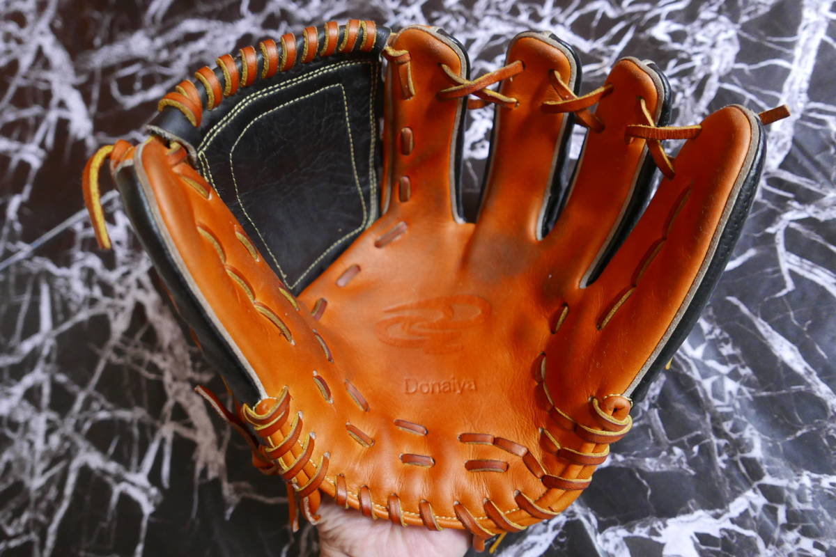 ドナイヤ Donaiya 軟式グラブ グローブ 一般 内野手用 軟式グローブ 軟式 大人 軟式用グラブ Donaiya(ドナイヤ） 内野手用（山田哲人選手モデル（小型 オールラウンド グラブ 野球 平裏刺繍1円