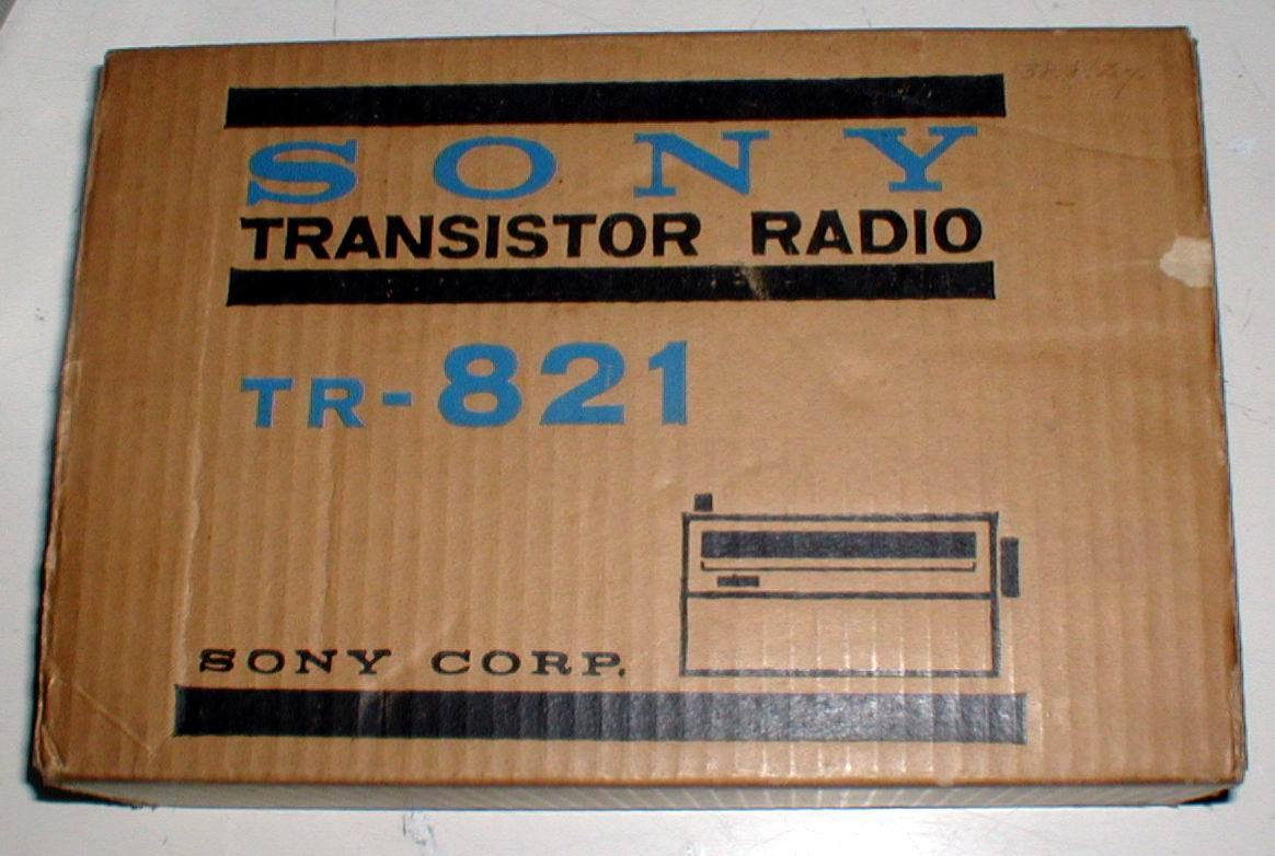 SONY TR-821 ポータブル 8石 2バンド ラジオ 空箱・取説・各種しおり他 昭和38年（1963年）当時物 ？？？_1