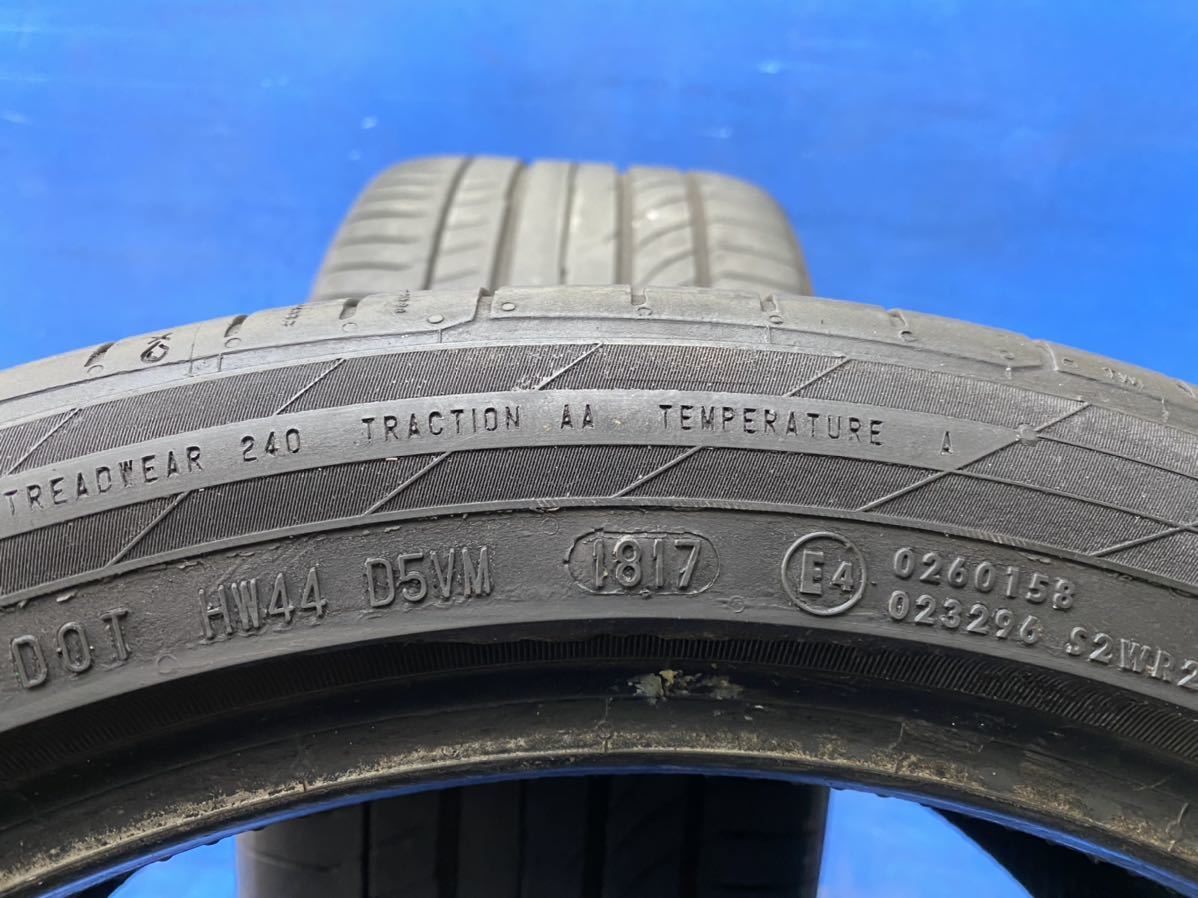 285/35ZR20 (104Y) コンチネンタルContiSportContact 5P MO 中古2本 