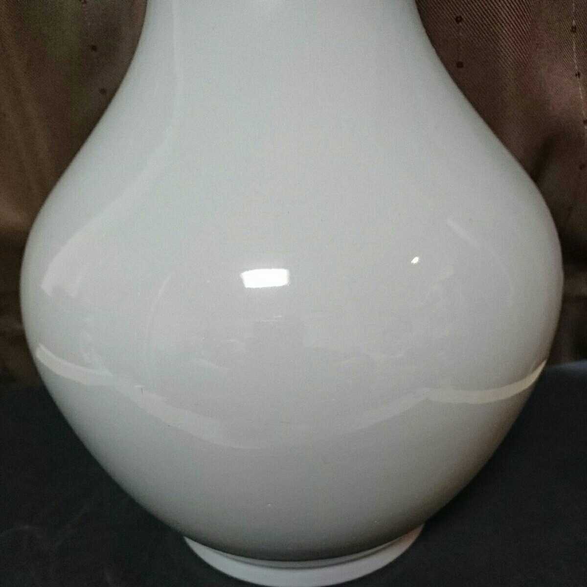 中華陶瓷 雀 花瓶 壺 飾り瓶 _5