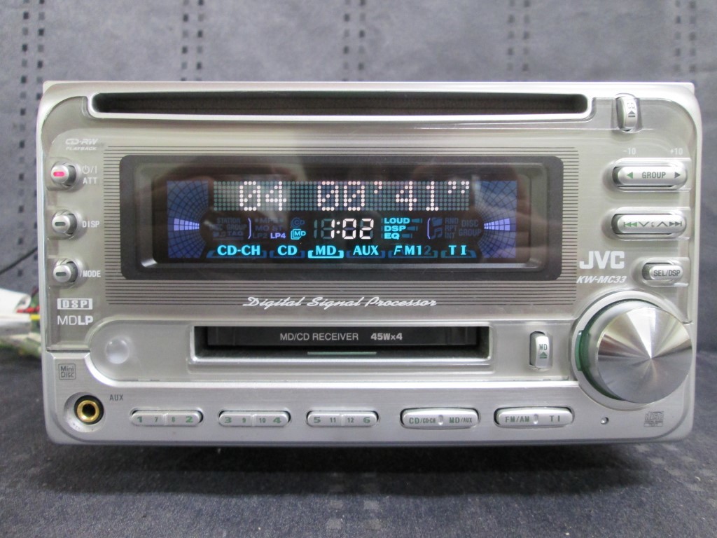 JVC | Victor・JVC - KW-MC33 MD⁄CDレシーバー KW-MC36 ビクター