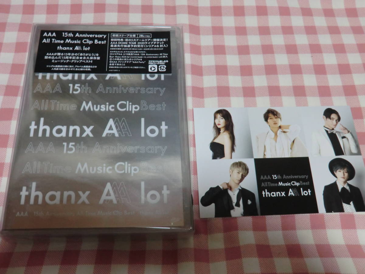 a 15th Anniversary All Time Music Clip Best Thanx a Lot Blu Ray2枚組 ポスト カード付き J Pop 売買されたオークション情報 Yahooの商品情報をアーカイブ公開 オークファン Aucfan Com