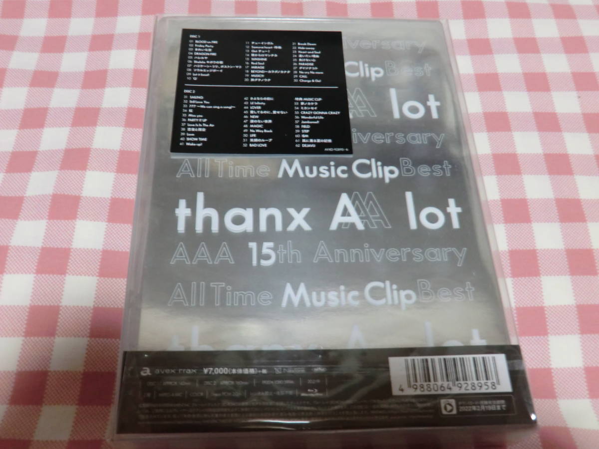 a 15th Anniversary All Time Music Clip Best Thanx a Lot Blu Ray2枚組 ポスト カード付き J Pop 売買されたオークション情報 Yahooの商品情報をアーカイブ公開 オークファン Aucfan Com
