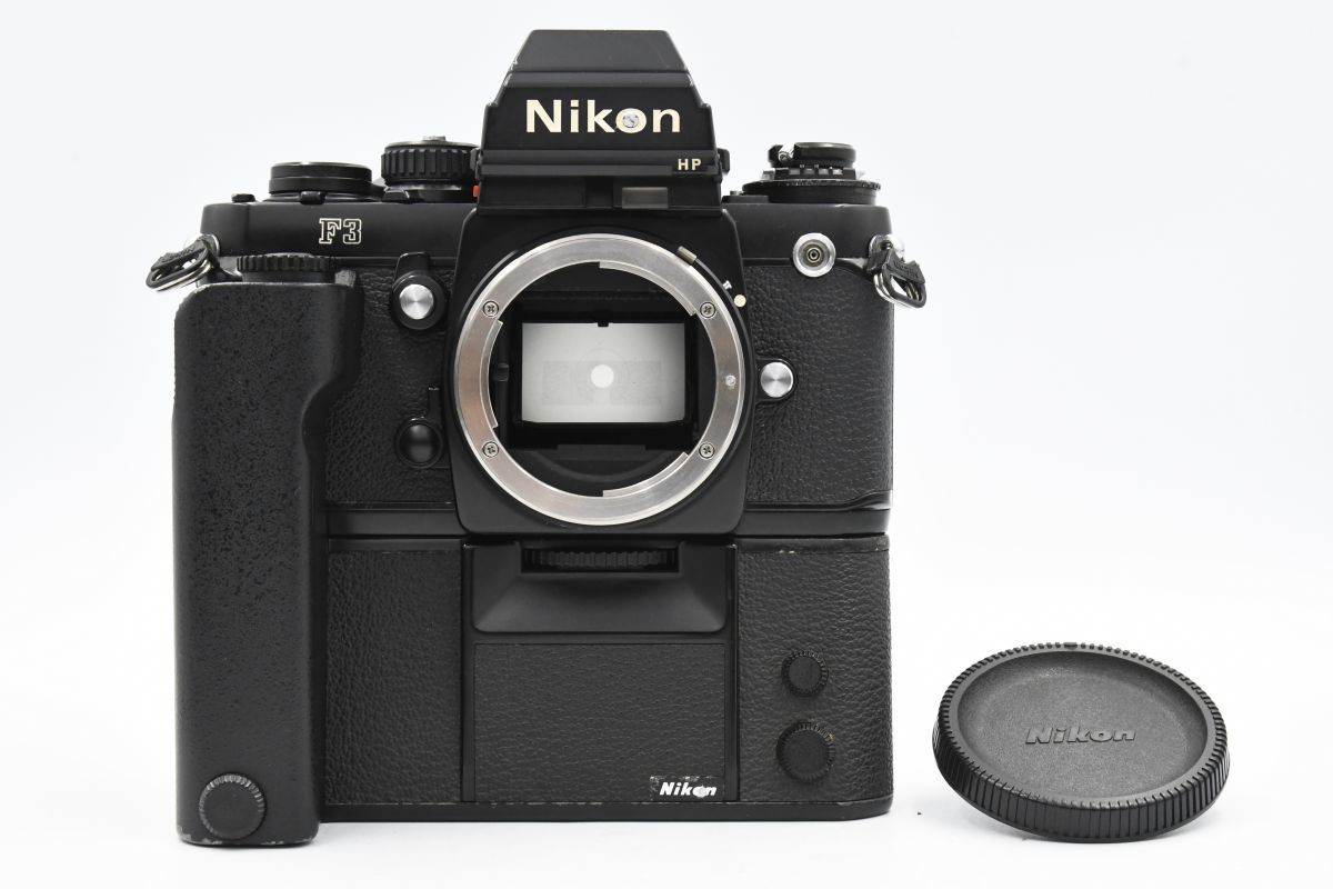 [美品] Nikon F3 HP+MD-4+MF-14+Type E Red MD-4 ニコン 公式通販 F3P MK-1付き Nikon HP Black Camera - Drive