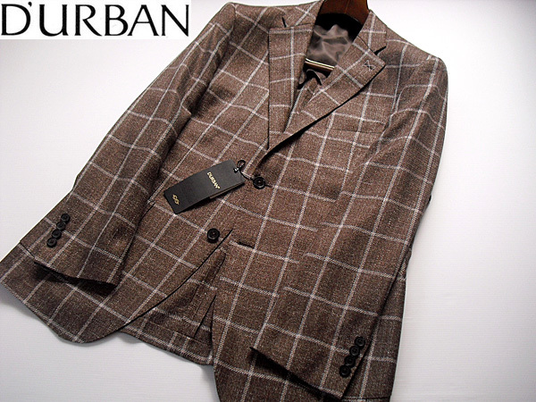 最新作，送料無料 日本製 春物 19.8万 ダーバン D'URBAN GOLD LABEL 伊製生地Loro.Piana ロロ ピアーナ 麻混ウールシルク 最高級ジャケット AB6(Lサイズ)｜売買されたオークション情報、yahooの商品情報をアーカイブ公 Lサイズ