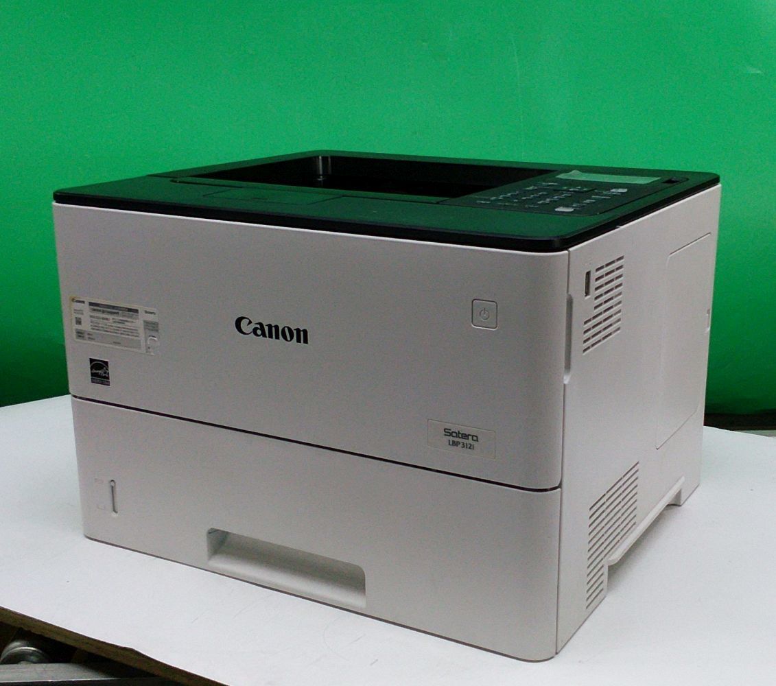 印刷枚数6073枚】Canon A4モノクロレーザープリンター LBP312i USB LAN