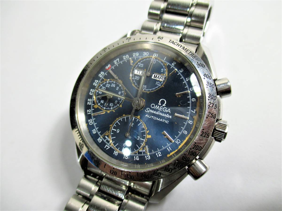 スピードマスター トリプルカレンダー オメガ 3521.80 中古)OMEGA 