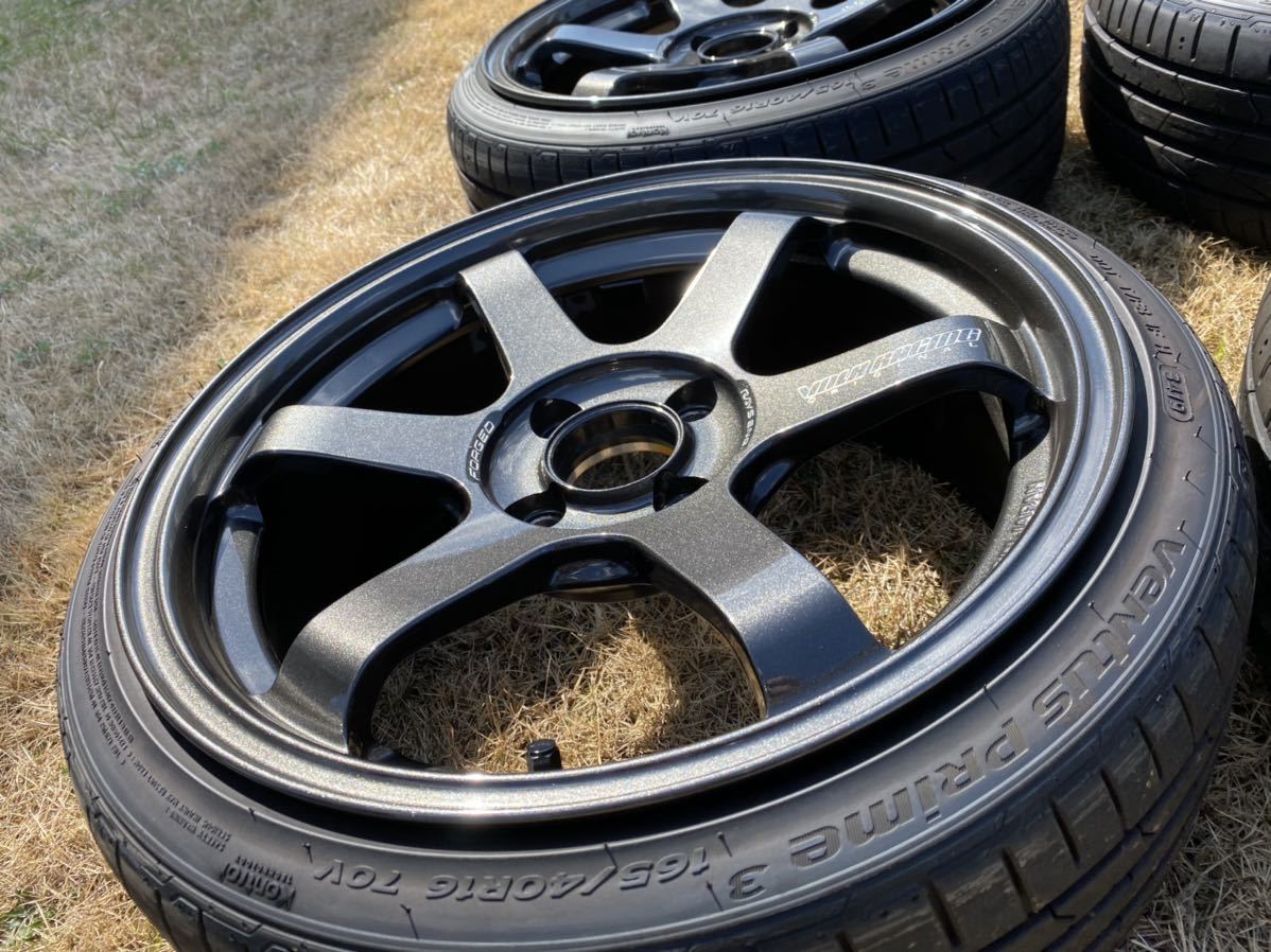 購入× 専用 RAYS レイズ TE37 Sonic (MM) 16インチ 7J+25 FACE4 タイヤ付き