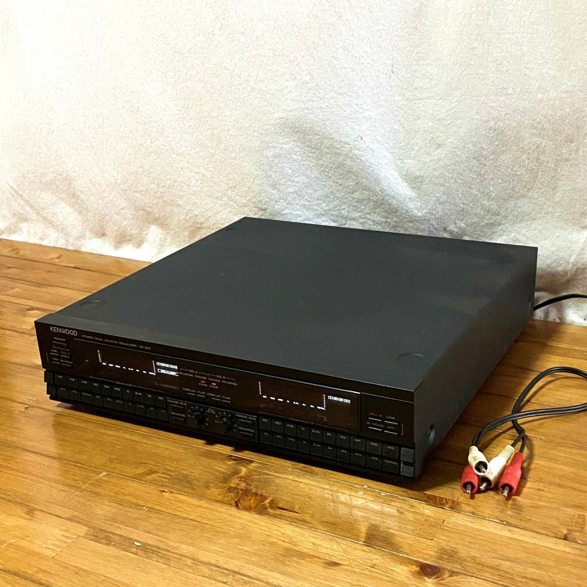 KENWOOD GE-700 10ポジション STEREO GRAPHIC EQUALIZER 動作品