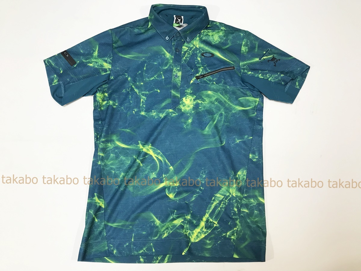 【驚きの破格値，大人気】 OAKLEY GOLF オークリー ゴルフ ポロシャツ SKULL MYSTIFY SHIRT L 40(オークリー)｜売買されたオークション情報、yahooの商品情報をアーカイブ公開 - オークファン シャツ