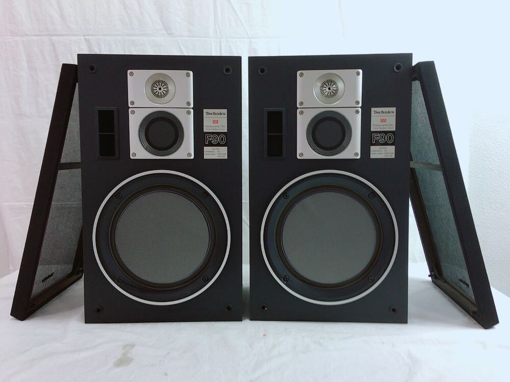Technics テクニクス 1982年 希少 金属ボディ 日本 ペアスピーカー