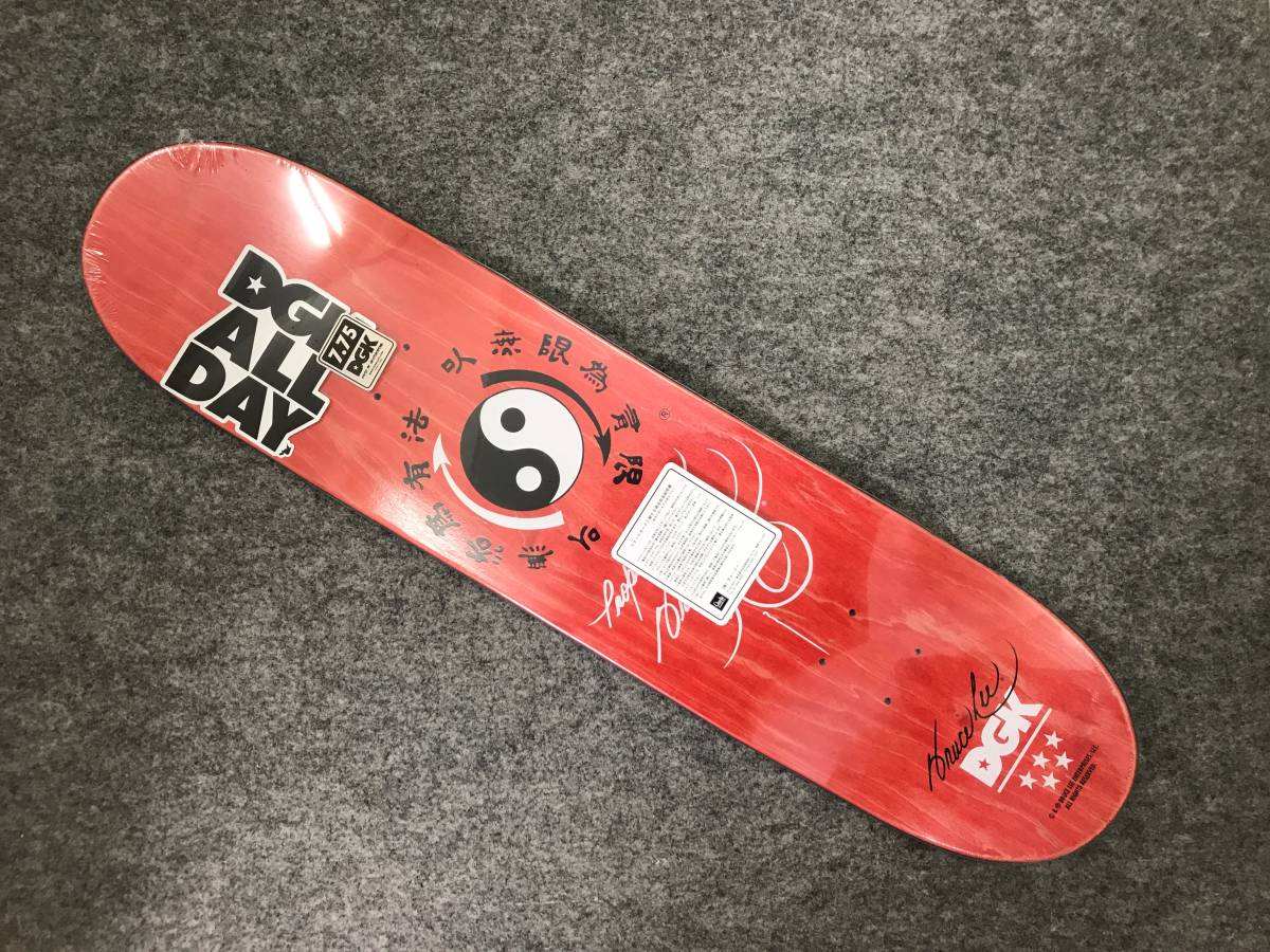 ☆DGK x ブルース-リー コラボスケートボードデッキ☆7.75インチ