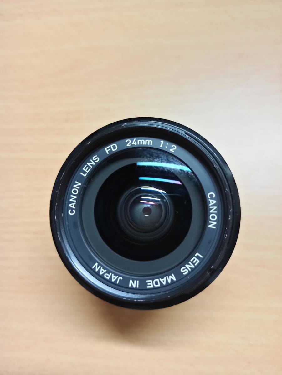 カメラ 【動作確認済美品】Canon New FD 24mm f2.8 純正付属品付き